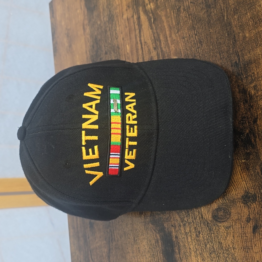 Mens Vietnam Veteran Vet Hat SnapBack Adjustable Strap